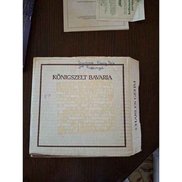 Konigszelt Bavaria "Rapunzel" decorative plate. - Picture 6 of 6